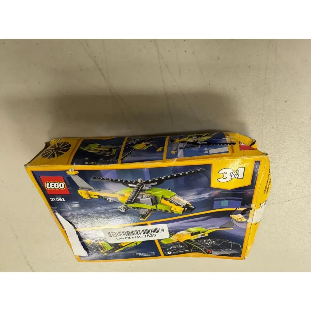 LEGO CREATOR: Helicopter Adventure (31092) 114 Pcs New Sealed Damaged Box